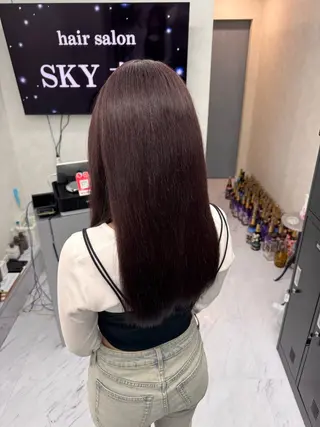ロング カラー ブリーチ/エクステ モデル募集中🖤のヘアスタイル