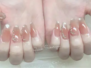 ミディアム Quick Sukarupuのネイルデザイン