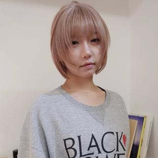 ショート カラー レイヤーカット/ダブ ルカラー🍎ののかのヘアスタイル