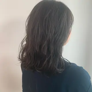 ミディアム カラー 早稲田/ショート/ 髪質改善/艶カラーのヘアスタイル