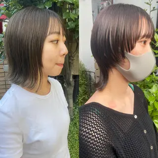 ミディアム カラー 松尾太樹 【pia】福岡美容室のヘアスタイル
