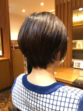ショート 高山🐬髪質改善 池袋で縮毛矯正のヘアスタイル