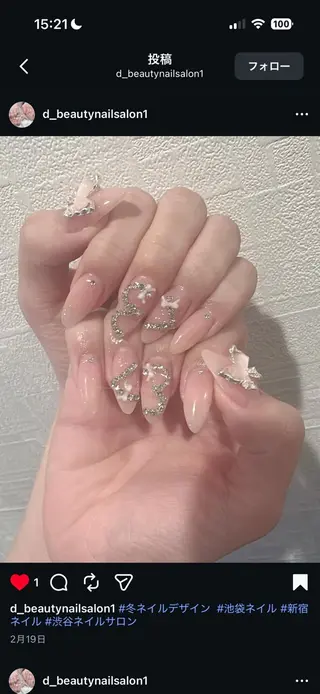 ネイル Luvia Ginzaのネイルデザイン