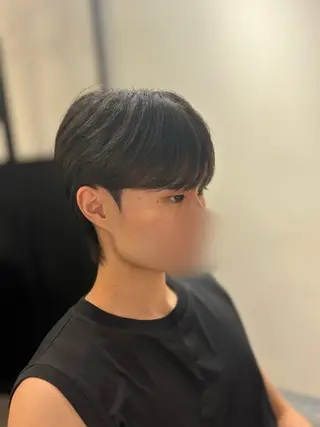 ショート パーマ メンズ key キーのヘアスタイル