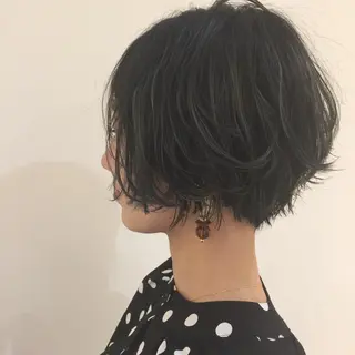 ショート カラー シールエクステ♦️ レイヤー♦️福田晃大のヘアスタイル