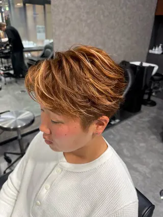 メンズ 本田 有里のヘアスタイル