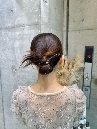 ヘアアレンジ レイヤーカット/ 髪質改善💘Ainaのヘアスタイル