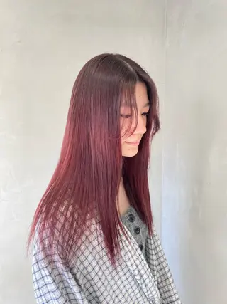 セミロング カラー 新宿/透明感カラー/ 髪質改善/桜良のヘアスタイル