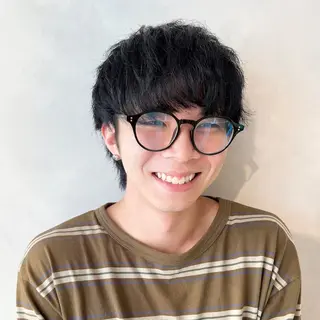 ショート メンズ 🩵ブリーチカラー MIORI🩵のヘアスタイル