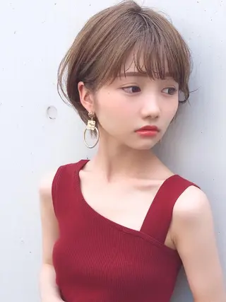 ショート カラー パーマ TSUGUMI🕊️ ショートカット、ボブのヘアスタイル