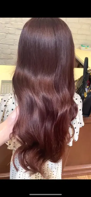 ロング カラー ご新規様限定 透明感カラーKANAのヘアスタイル