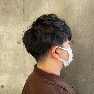 パーマ メンズ もりたみかこ 美容師お休み中のヘアスタイル