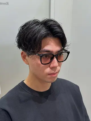 パーマ メンズ 🟦横浜駅メンズパー マ｜小上馬淳司🟦のヘアスタイル