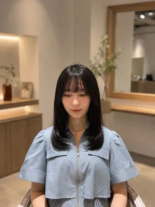 ミディアム カラー 髪質改善✕艶髪 /Hinataのヘアスタイル