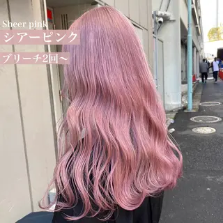ロング カラー ヘアアレンジ 【公式】DISCO銀 座🪩トレンド🪽のヘアスタイル