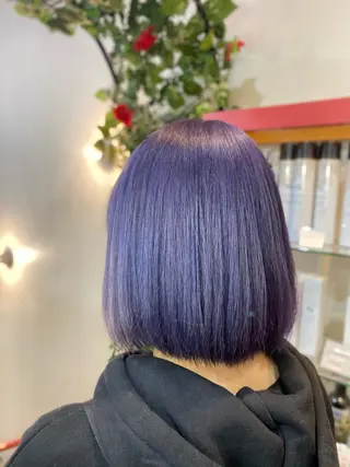ショート ゆぴ☾‪/推しカラー /ハイトーンのヘアスタイル