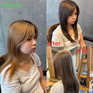 ロング カラー ヘアアレンジ 🍀Ryosuke 🍀のヘアスタイル