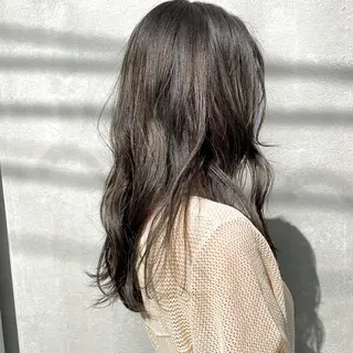 セミロング カラー パーマ ヘアアレンジ 【ダメージレス施術】 【透明感】北村 拓也のヘアスタイル