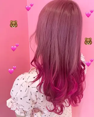 セミロング カラー 新宿駅近♡個室 ♡関口三都季🌜のヘアスタイル