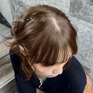 カラー 🌿‬透明感カラー 🫧ひなの🧸のヘアスタイル