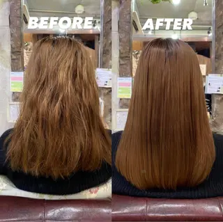 セミロング 七原 海夕のヘアスタイル