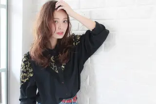 セミロング 増田 晃士のヘアスタイル