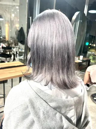 セミロング カラー ヘアアレンジ 🌈インナーカラー ‘ショウマ’🌈のヘアスタイル