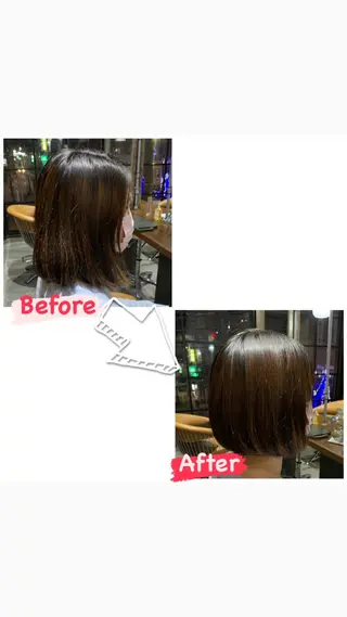 ショート enx天王町店 伊藤 愛央のヘアスタイル