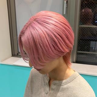 ミディアム カラー メンズ 透明感カラー/ ボブ/Natsukiのヘアスタイル
