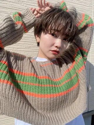 ショート はるやま せりなのヘアスタイル
