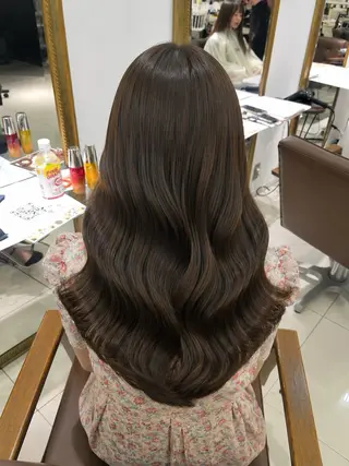 ロング 韓国風・透明感・艶髪 🩵Hanaka◝✩のヘアスタイル