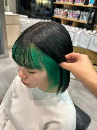 セミロング ショート・ボブ 🌈chinaのヘアスタイル