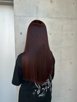 ロング カラー ヘアアレンジ ボブ艶モテカラー🫧 カリンのヘアスタイル