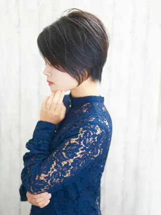 ショート カラー パーマ ヘアアレンジ メンズ キッズ ネイル マツエク・マツパ 永野 良一のヘアスタイル