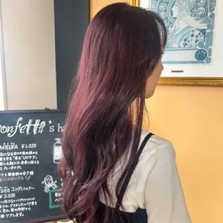 ロング カラー 畠中 望来のヘアスタイル