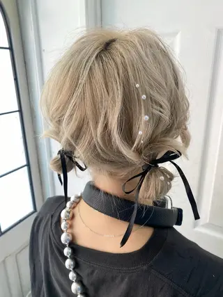 ヘアアレンジ uros.中目黒 moekaのヘアスタイル