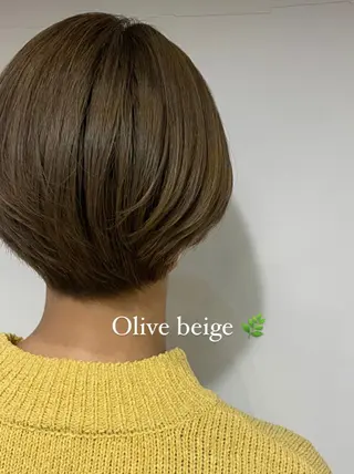 ショート カラー ムナカタ アカリのヘアスタイル