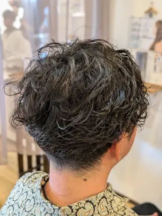 パーマ メンズ フルムーン村上 心のヘアスタイル