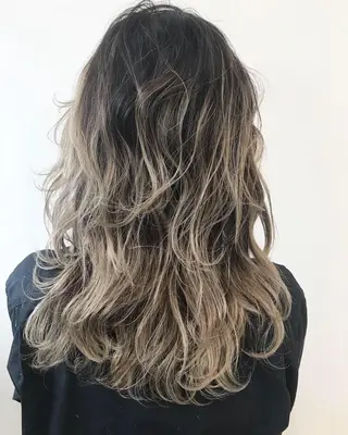 セミロング カラー パーマ ヘアアレンジ メンズ キッズ ネイル マツエク・マツパ Lien 深井店のヘアスタイル