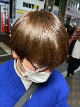 カラー メンズ 菊池 蓮のヘアスタイル