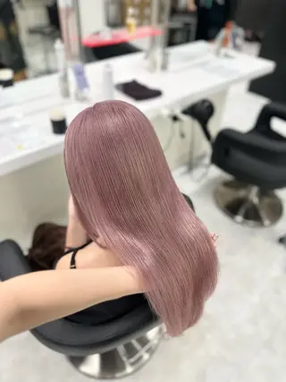 セミロング 韓国ガーリー🤍ハイ トーン🤍Ayanaのヘアスタイル