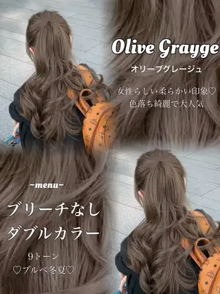 ロング カラー 盛れる顔周り✨韓国式 レイヤーkanatoのヘアスタイル
