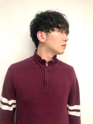 パーマ メンズ 永野 正芳のヘアスタイル