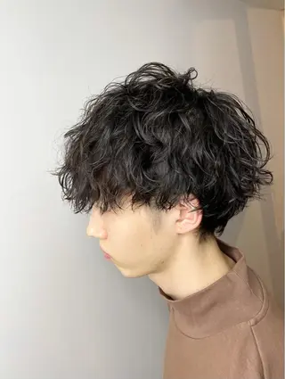 ミディアム 渋谷 メンズヘア⭐️ タニグチヨシユキのヘアスタイル