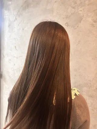 ロング 濵﨑 理奈のヘアスタイル