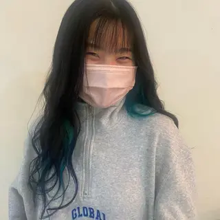 ロング カラー ヘアアレンジ メンズ キッズ ネイル マツエク・マツパ アイブロウ Lisa 海外風スパイラルのヘアスタイル