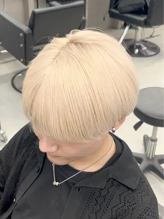 ショート カマタ ハルキのヘアスタイル