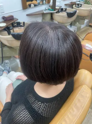 カラー 渡辺 美菜のヘアスタイル