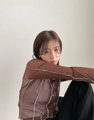 カラー 髪質改善/ H / ウエチ モモカのヘアスタイル