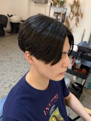 ショート メンズ 溝口 槙里也のヘアスタイル